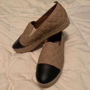 Steve Madden platform espadrille slip ons